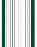 Classic Green Black Stripe Pattern Rug