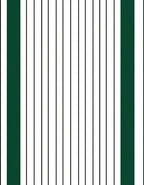 Classic Green Black Stripe Pattern Rug