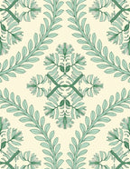 Delicate Fern Branch Pattern Rug