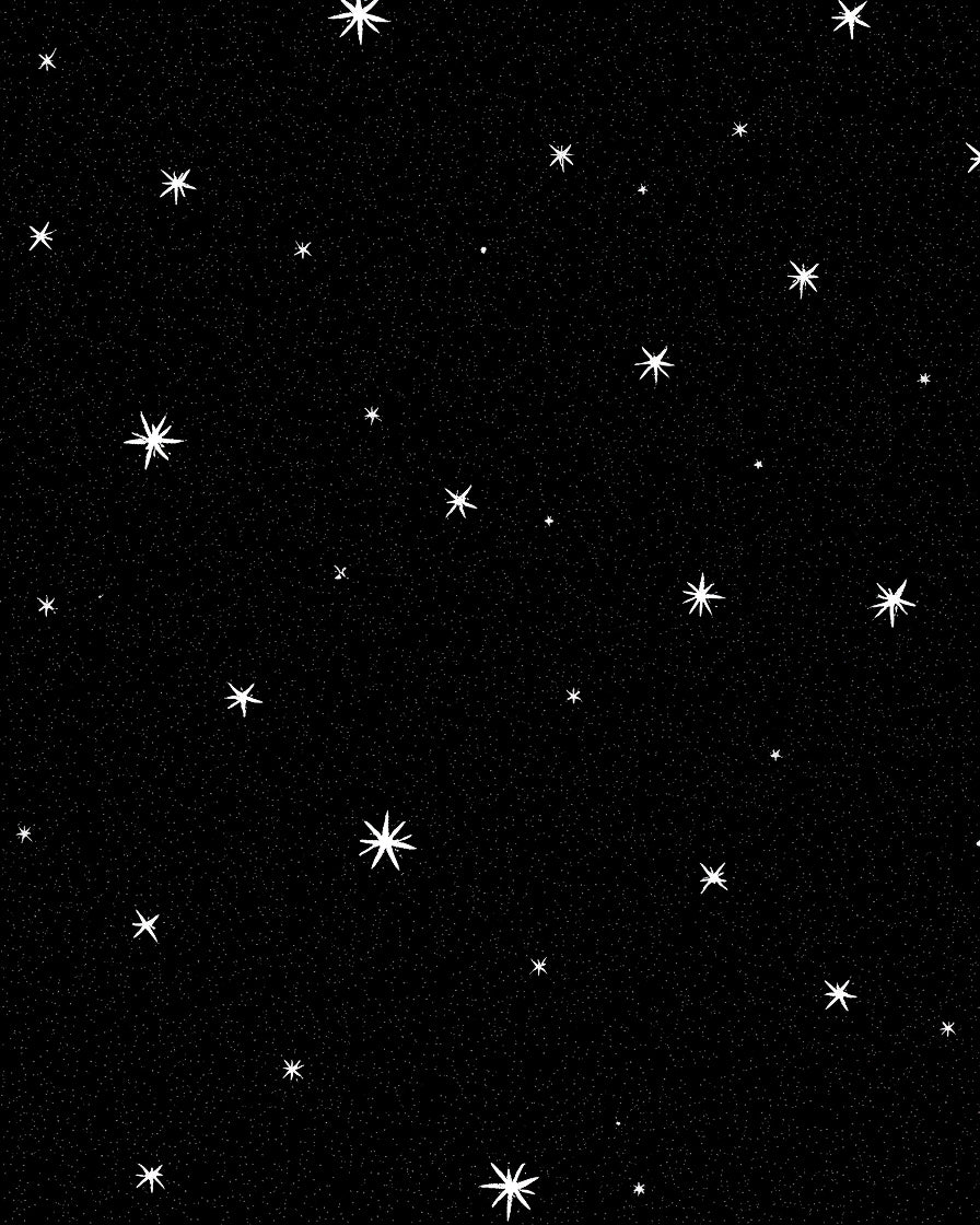 Night Sky Star Pattern Rug