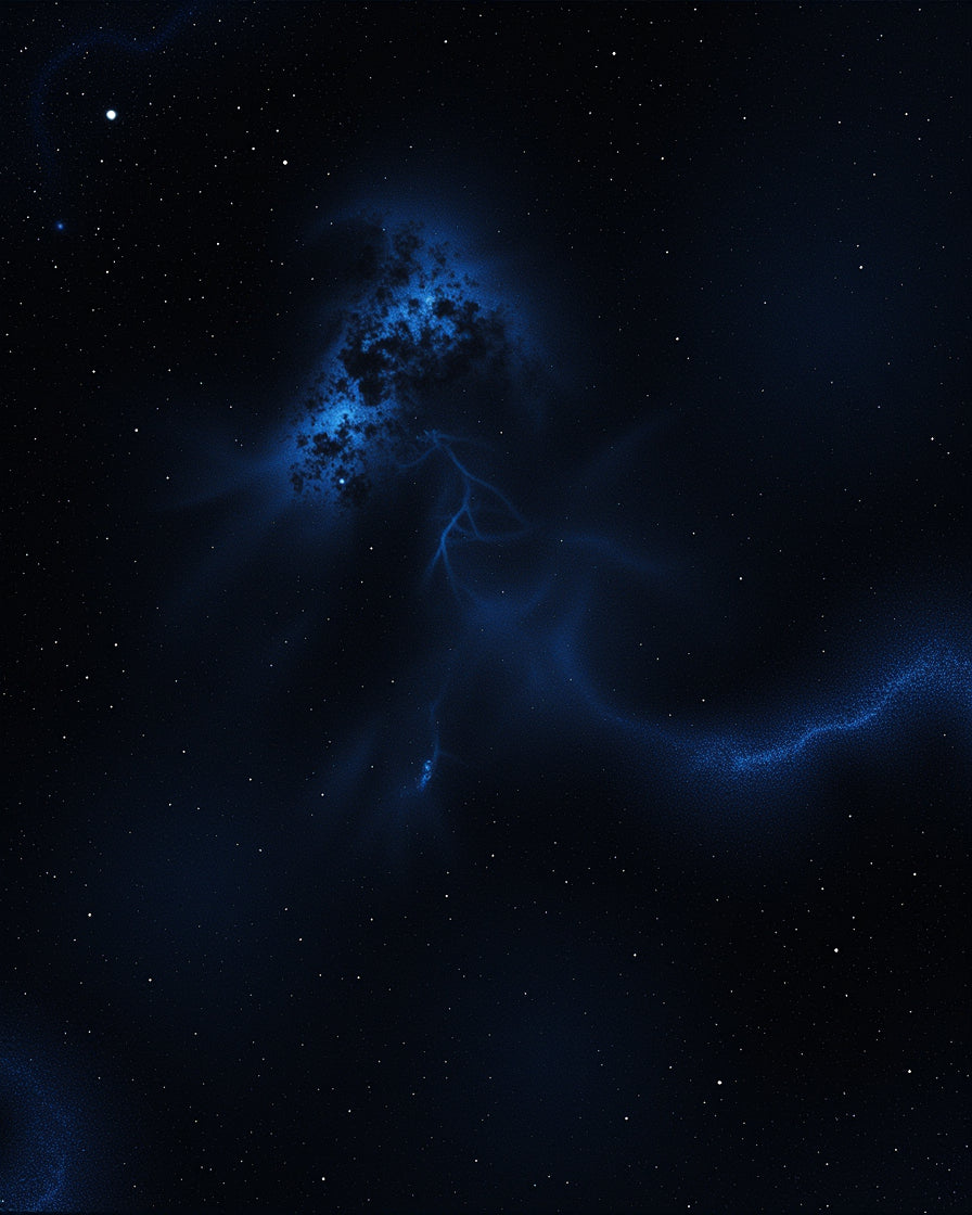 Deep Space Nebula Fractal Design Rug