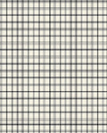 Classic Black and White Plaid Pattern Rug