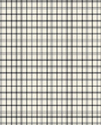 Classic Black and White Plaid Pattern Rug
