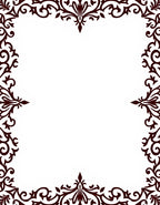 Elegant Dark Brown Swirl Pattern Rug