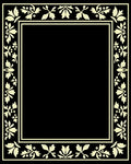 Classic Ivory Vine Border Rug