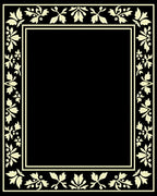 Classic Ivory Vine Border Rug