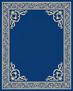 Classic Cream Floral Border Rug