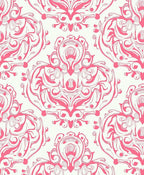 Ornate Floral Baroque Pattern Design Rug