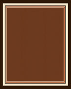 Classic Bordered Brown Design Rug