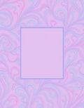Pastel Swirls Textured Pattern Rug