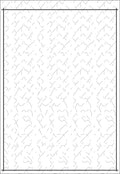 Linear Scramble Textured Graphic Rug