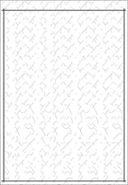 Linear Scramble Textured Graphic Rug