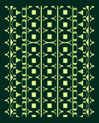 Geometric Lattice Patterned Rug