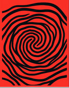 Vibrant Swirl Pattern Design Rug