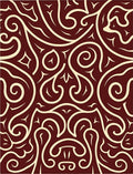 Elegant Swirl Pattern Design Rug