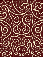 Elegant Swirl Pattern Design Rug