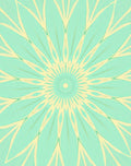 Radiant Geometric Sunburst Pattern Rug