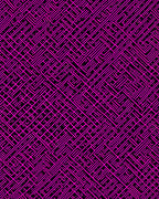 Pink Geometric Maze Pattern Design Rug