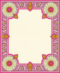 Ornate Floral Leaf Pattern Design Rug