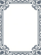 Elegant Floral Scroll Border Design Rug
