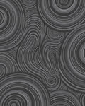 Abstract Swirls Rings Pattern Rug