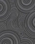 Abstract Swirls Rings Pattern Rug