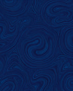 Deep Blue Swirl Pattern Design Rug