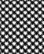 Monochromatic Geometric Star Pattern Rug