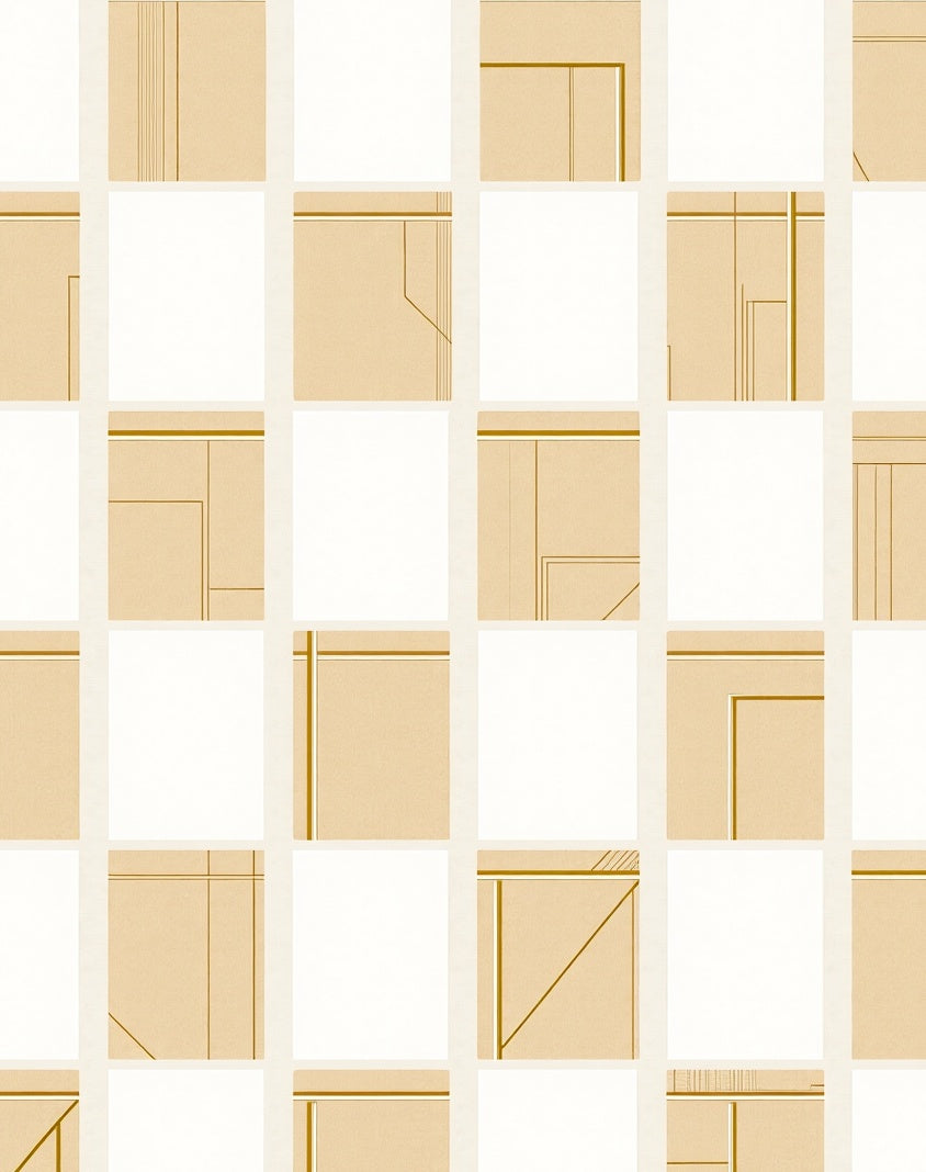 Geometric Line Art Patterned Rug