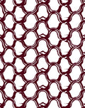Interlocking Organic Lattice Pattern Rug