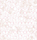 Delicate Floral Geometric Pattern Design Rug