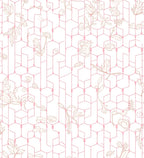Delicate Floral Geometric Pattern Design Rug