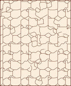 Textured Geometric Abstract Design Rug