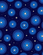 Cosmic Starburst Circular Pattern Rug