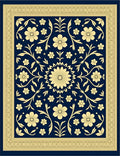 Classic Floral Vine Arabesque Rug