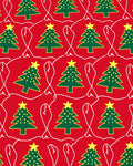 Red Green Christmas Tree Computer Mouse Rug