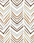 Textured Earthy Chevron Pattern Design Rug
