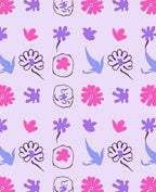 Abstract Floral Pattern Delight Rug