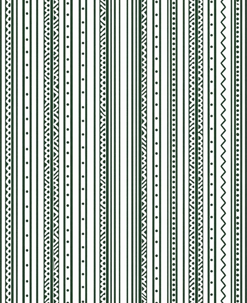 Striped Ethnic Pattern Design Rug