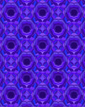 Geometric Crystal Blue Purple Pattern Rug