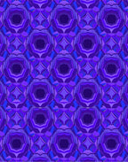 Geometric Crystal Blue Purple Pattern Rug