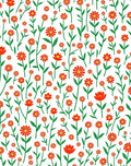 Daisy Field Floral Pattern Rug