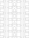 Geometric Intersecting Lines Pattern Rug