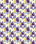Art Deco Floral Geometric Pattern Rug