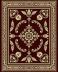 Classic Floral Scrollwork Medallion Rug