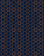 Geometric Honeycomb Pattern Rug