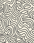 Abstract Line Art Pattern Rug