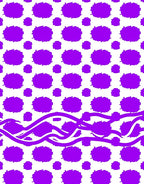 Purple Textured Cloud Pattern Rug