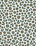Retro Floral Pattern Rug