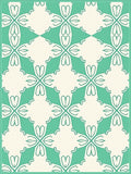 Mint Green Elegant Lattice Pattern Rug